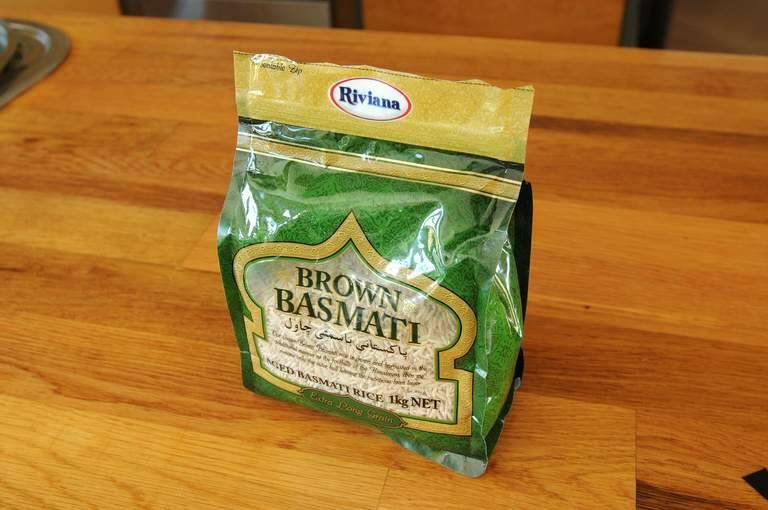 Basmati rice, garlic and ginger are staples inside Shaw's kitchen. He tries to use Australian rice where possible. Photo: Steve Gosch