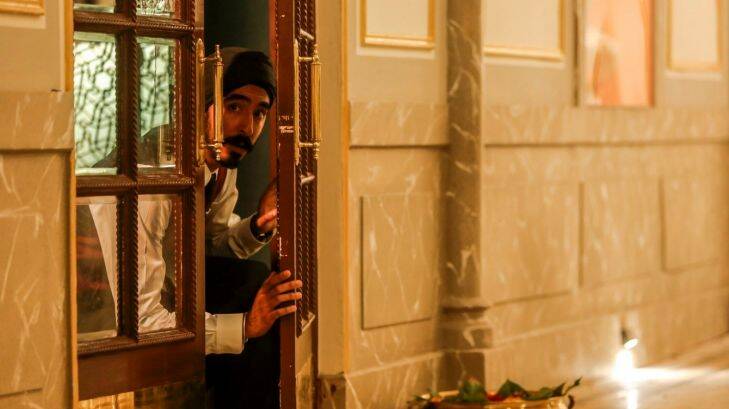 Dev Patel as Arjun in Hotel Mumbai, shot in Adelaide and Mumbai and directed by Australian Anthony Maras.