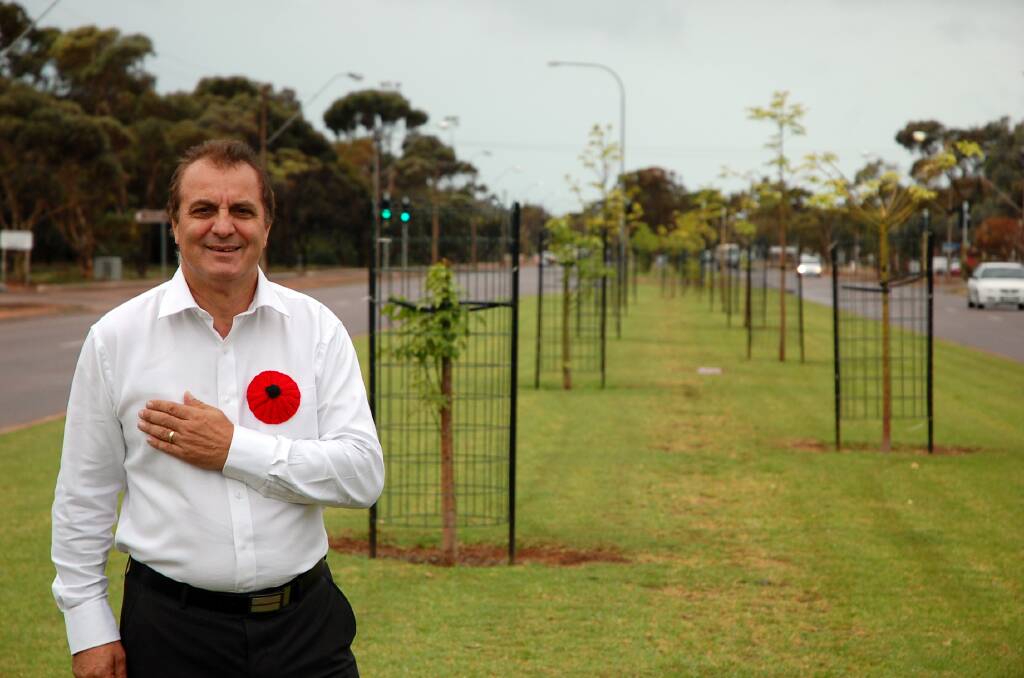 Whyalla City Council has planted the seeds for an Avenue of Honour to recognise the city's fallen service personnel. Councillor Tom Antonio raised the motion and favours Nicolson Avenue for the memorial's location.