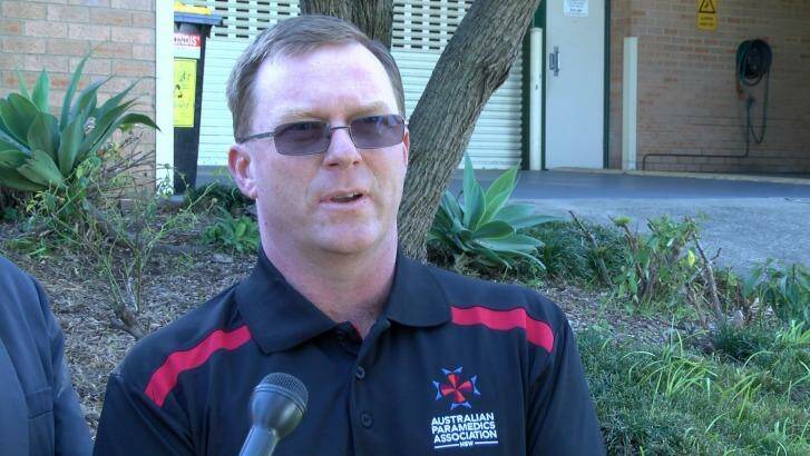 Australian Paramedic Association NSW president Steve Pearce said NSW Ambulance had failed to take complaints seriously. Photo: Colin Cosier