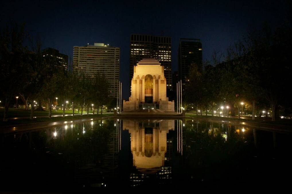 The war memorial in Sydney's Hyde Park Photo: Kate Geraghty