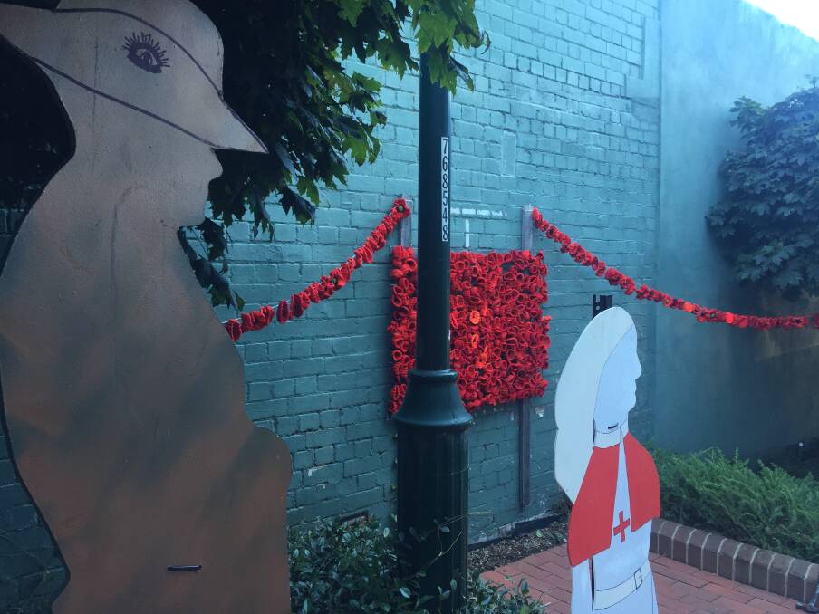 POPPIES: Gallery Lane, Lithgow. 