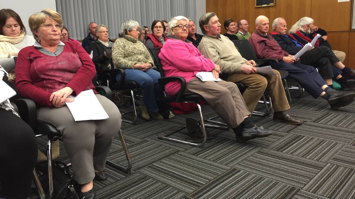FULL HOUSE: Lithgow City Council chambers were full on Wednesday, August 2, as groups and individuals made their cases for how the State Government funding should be spent. 