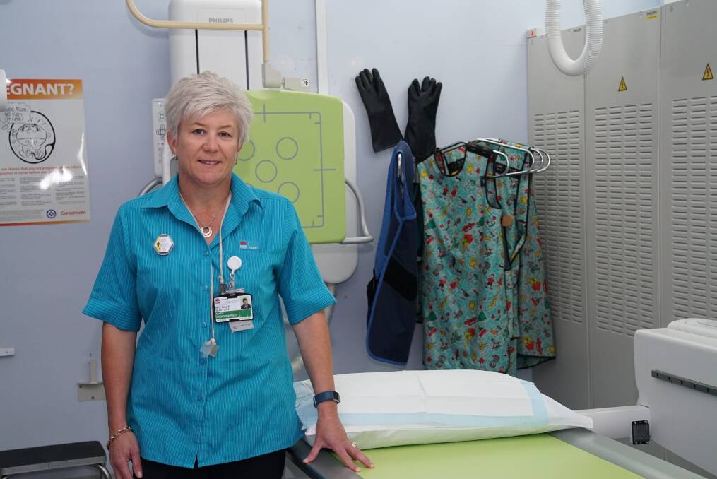X-RAY: Chief Radiographer at Lithgow Hospital, Michelle Bostock, has welcomed the new x-ray equipment. Pictures: SUPPLIED. 