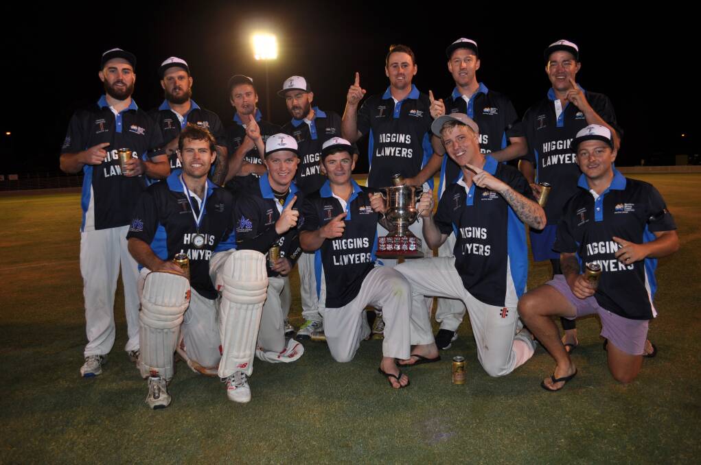 WE DID IT FOR JEZ: Lithgow celebrated a Royal Hotel Cup victory. 