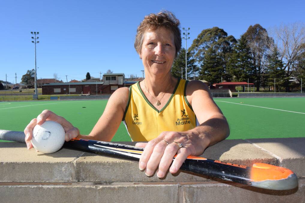 MASTERS COMP: Cheryl Rutherford is in training for the International Masters Hockey Association’s European Cup in Tilburg, Netherlands to be held in August. Picture: KIRSTY HORTON. 