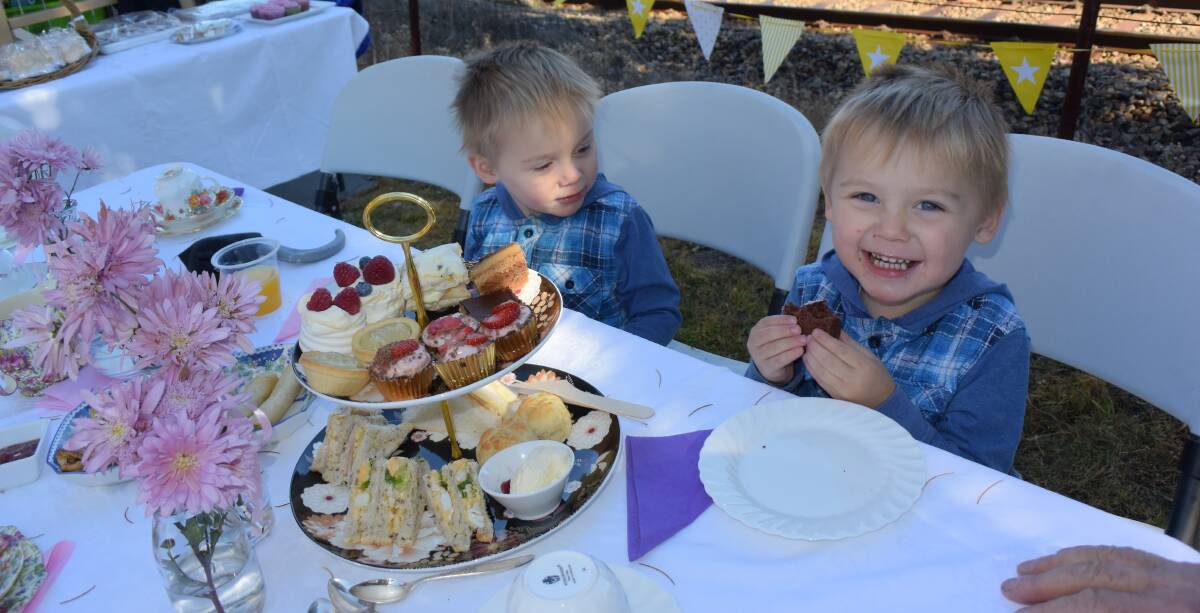 Crowds gathered at Rydal on Wednesday, May 17 for the second annual biggest morning tea. Pictures: KIRSTY HORTON. 