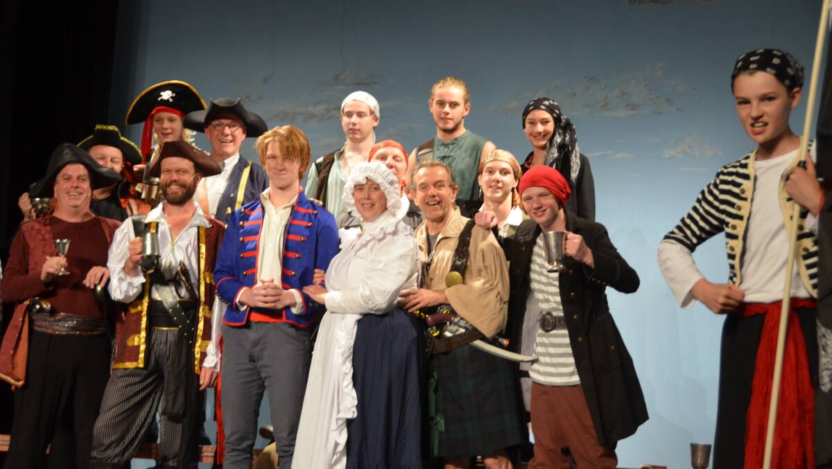 PLANNING NEXT SHOW: The motley crew from Lithgow Musical Society's last production, 'The Pirates of Penzance'. 