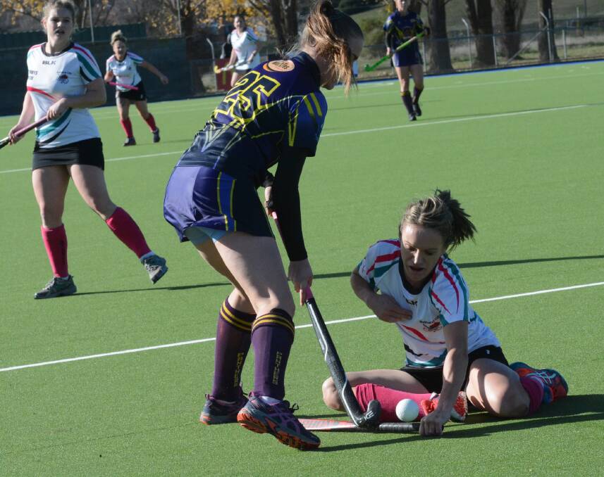 DISAPPOINTMENT: Bathurst City captain-coach Lisa Quinn and her side were defeated 3-0 by Premier League powerhouses Lithgow Panthers on Saturday. Photo: PHILL MURRAY 062516pcity4