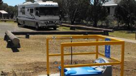 Installation is now complet of  Ezy Point Dump Point at Lake Wallace in Wallerawang at Kremer Park in Portland.