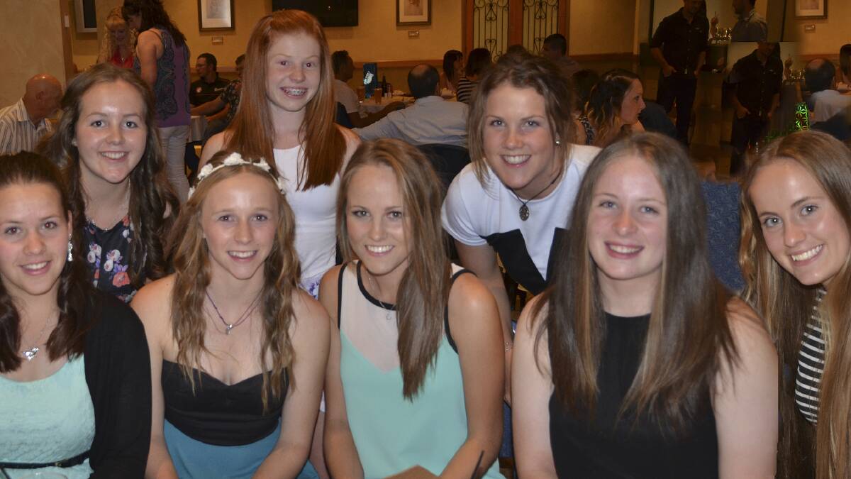 Some of the young Panthers who have already tasted premiership success and have represented at the highest of levels are, back row from left, Bonnie Goodsell, Katie Hamment and Andrea Gillard; front, Katie Dowler, Abby Wilson, Amy Capaldi, Keely Newham and Jess Luchetti. 