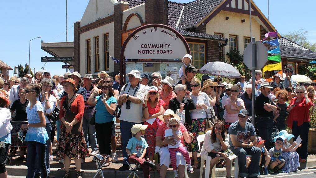 FLASHBACK TO BLACKHEATH RHODODENDRON FESTIVAL LAST YEAR: The parade always attracts a huge crowd. 
lm102914rhodo