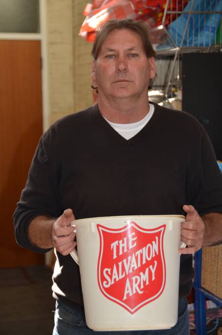 Lithgow Salvation Army volunteer Trevor Bott is hoping people will give generously this weekend. lm052416trevor