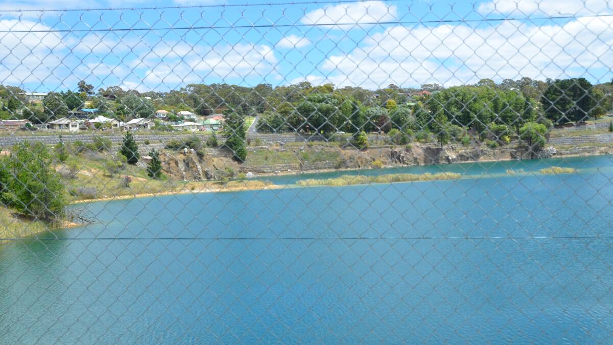 A NEW BACKDROP TO DEVELOPMENT: Water filled quarries are included in the concept options being investigated at Portland.