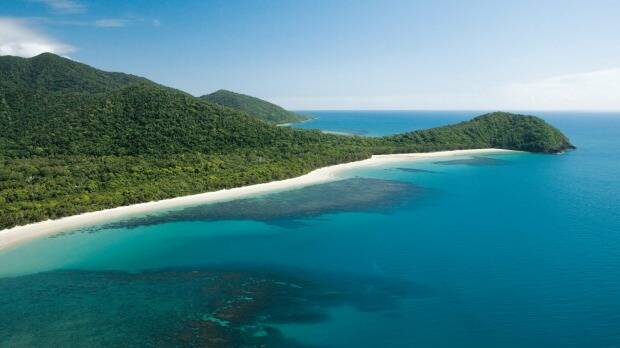 THE PERILS OF THE NORTH: Tropical beauty hides a lurking, ever present terror. Cape Tribulation is for very good reasons not a popular swimming
beach.Photo: Tourism and Events Queensland