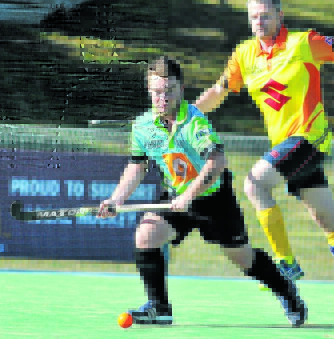 STICK AT IT: Luke Skelton is one of seven Premier League Hockey regulars locked in for this year's Superleague. Photo: JUDE KEOGH                                                                       