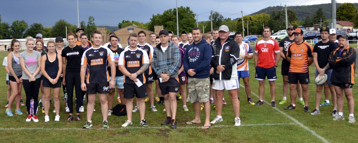 GOOD INITIATIVE: Front, recipients Darcy Allan, Jake Gale and Brodie Casey with Kip Maranda and Ross Harrington. 