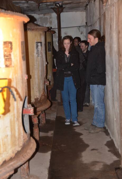 A mystery tour through long disused cellars of the Zig Zag Brewery
