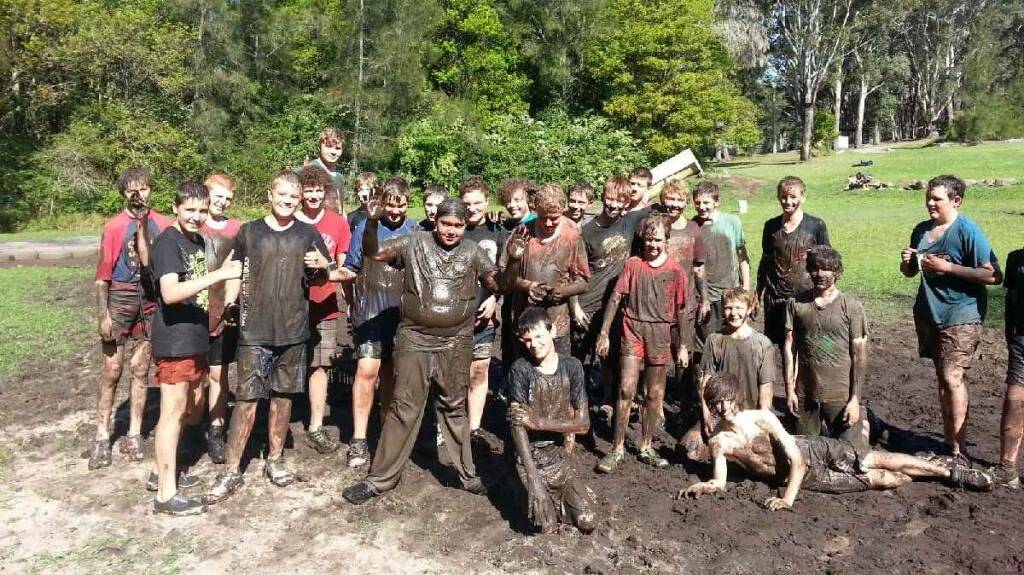 WHO’S DOING THE WASHING? The Lithgow High students get down and REAL dirty. 