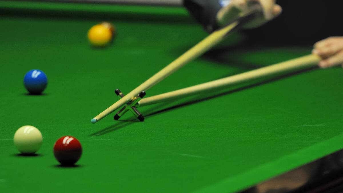 The competition continues in the John Zorz Memorial Trophy snooker competition