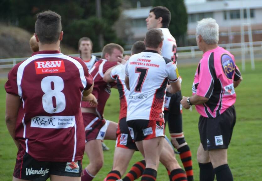 Saturday's derby was a face off between two local teams who both stepped it up a notch at Tony Luchetti Sportsground.