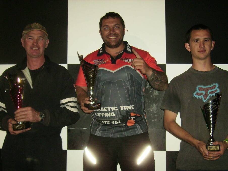 Street Stockers: Second Kevin Blackley, first Chris Marino and third Andrew Blackley.