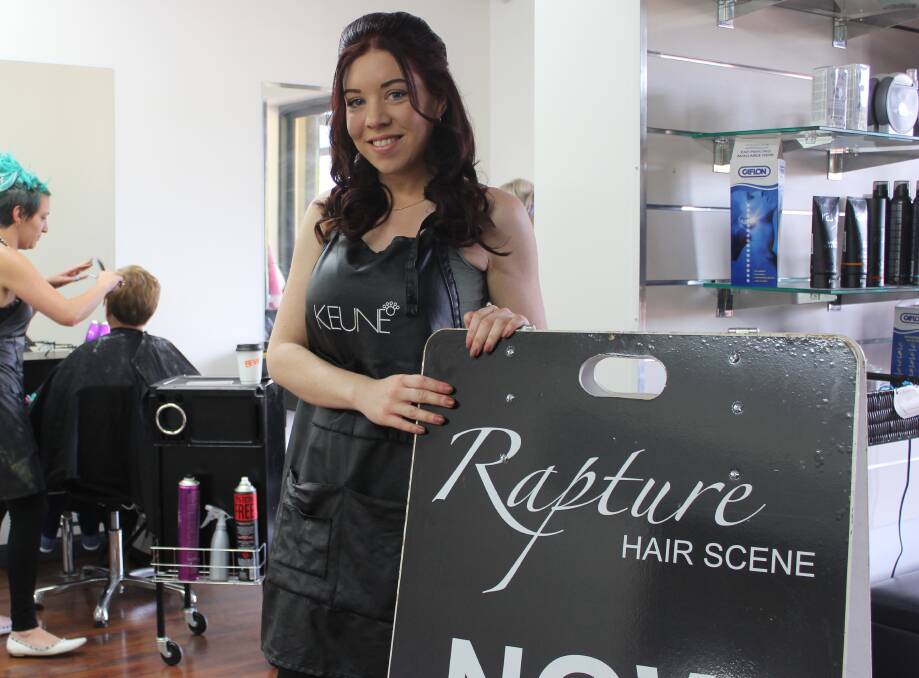 TEACHING NEW SKILLS: Missy Hawken is off to the Philippines next year to teach people in Manila hairdressing skills. PHOTO: Jacob Gillard. lm112916missy