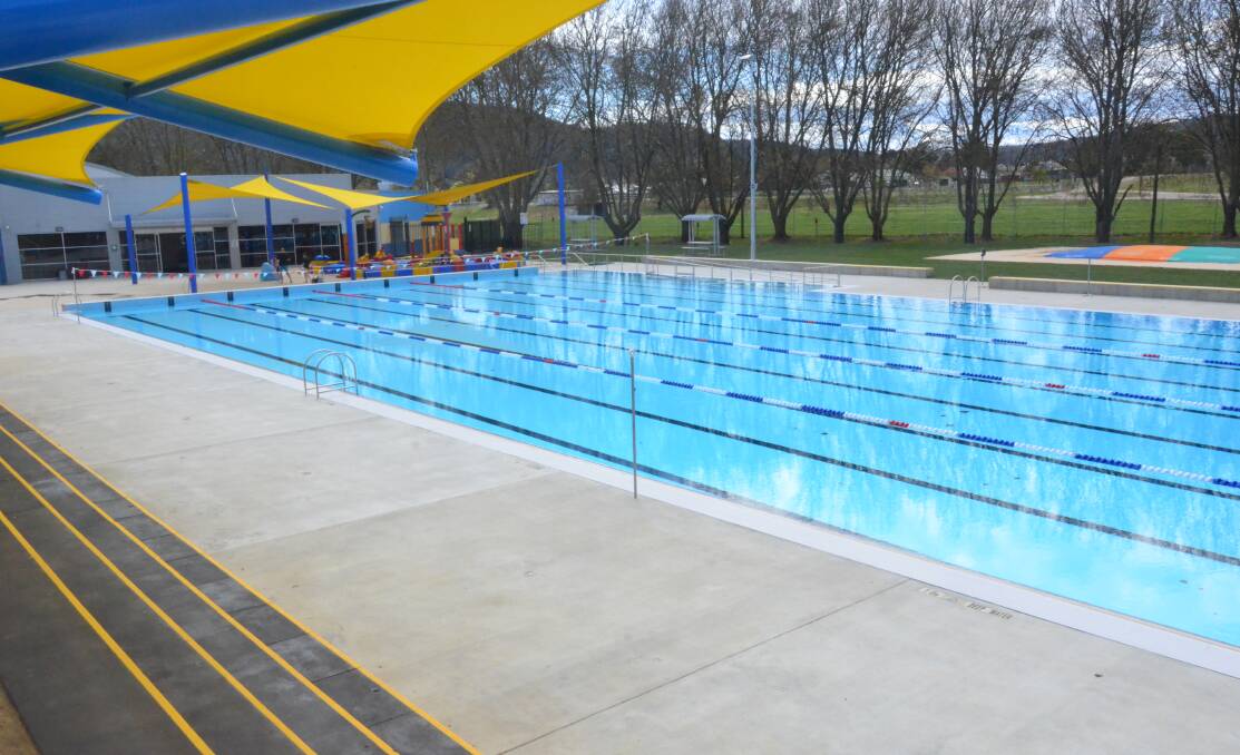 SPICK AND SPAN: Lithgow's new outdoor pool, now ready for business for the summer season. PHOTO: Jacob Gillard. lm100916pool1