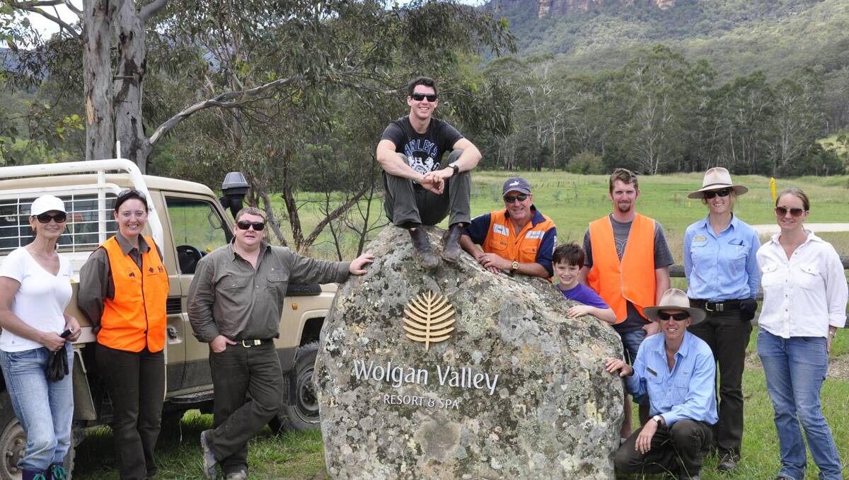 THE VALLEY TO GET A CLEAN UP: Volunteers from Emirates in the Wolgan Valley are preparing to do their bit for Clean Up Australia Day. 	