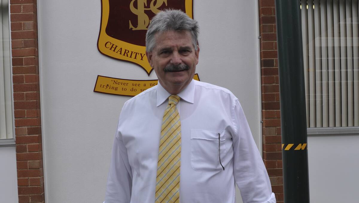 NEW IN TOWN: Robert Keady is keen to get stuck into his role as St Patrick’s School newest principal. 	lm022613principal
