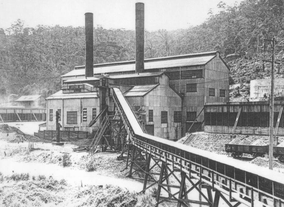 NOW HISTORY: The old Lithgow power station at State Mine Gully in its working life in the 1950s. Some relics remain. 	lm013114powerhouse