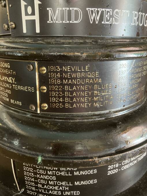 Neville were first awarded the cup in 1913. Picture by Mark Logan