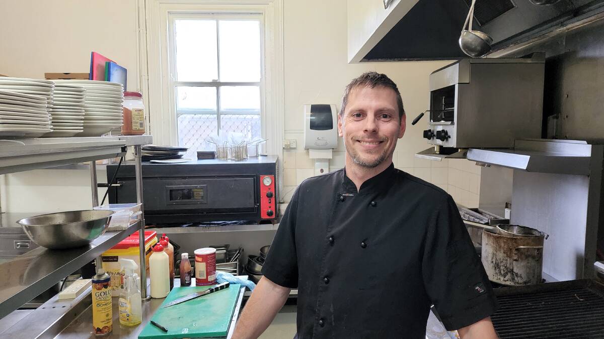 Local Business Owner, Thomas Rye in 'The Kitchen' at the Commercial Hotel in Wallerwang. Picture by Reidun Berntsen.