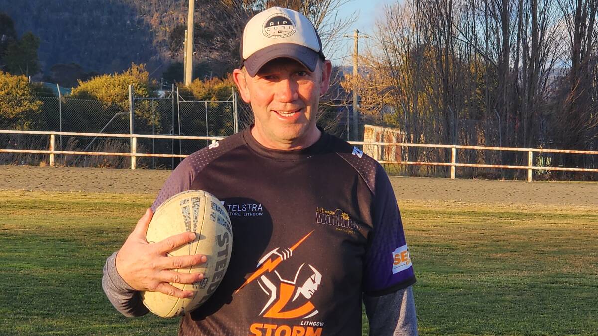 Peter Morris is dedicated to the Lithgow Football scene. Picture by Reidun Berntsen.