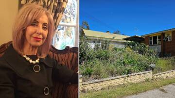 Left- Mayor Maree Statham. File picture. Right- The overgrown state of the former Portland Hospital grounds. Picture by Reidun Berntsen.