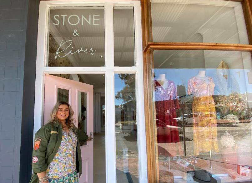 Stone & River Boutique owner Maya Wilkinson has her business open on weekends. . Photo: Alanna Tomazin