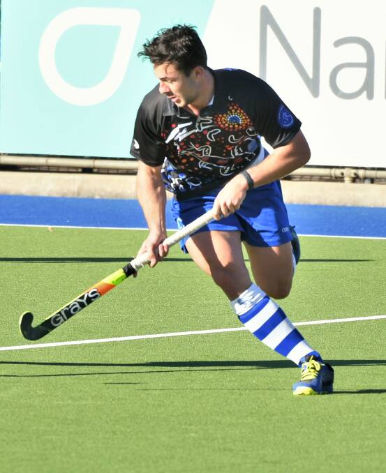 SAME MATCH-UP: St Pat's player Tyler Willott in action against Parkes last month. Photo: CHRIS SEABROOK 052921cmhoky3