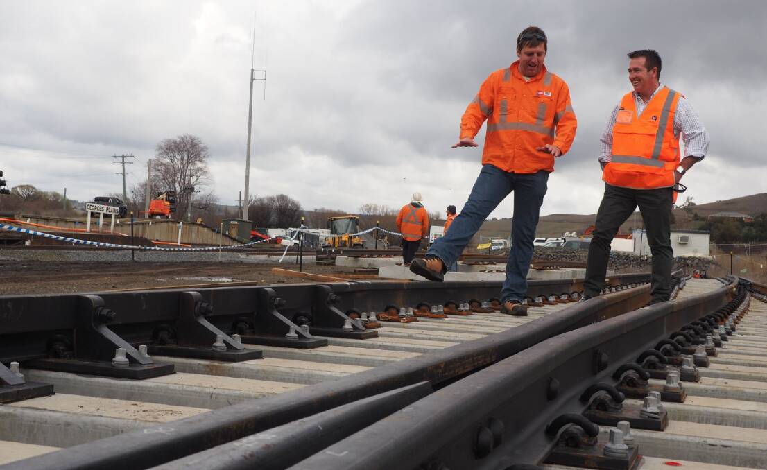 Making Tracks: The two loops will ensure the nine million tonnes of freight transported annually along the western corridor moves more efficiently.