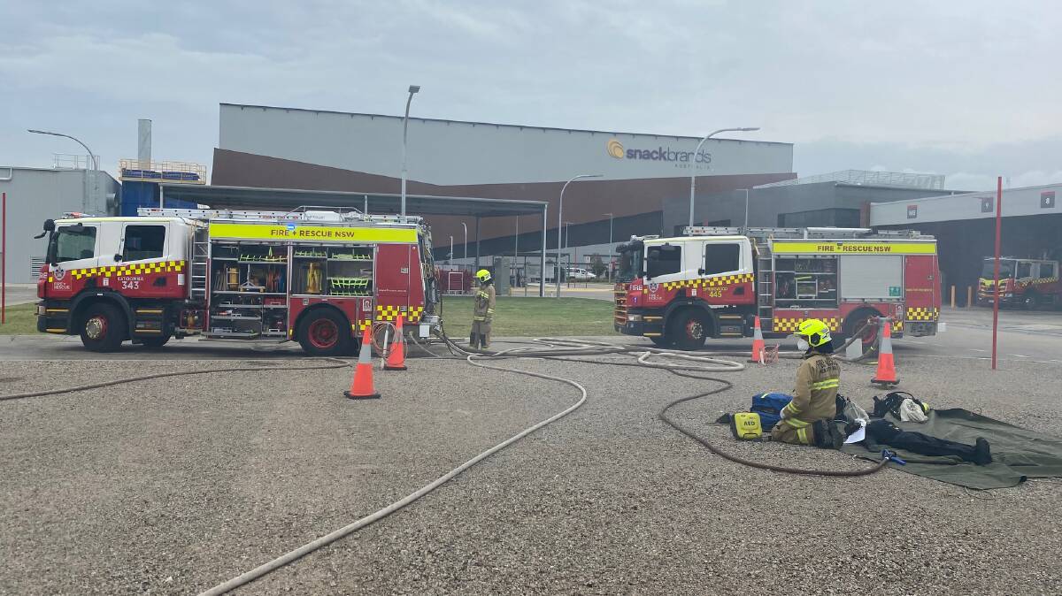TRAINING: Lithgow Fire and Rescue fire fighters have been training in a new state of the art facility. Photo: SUPPLIED 