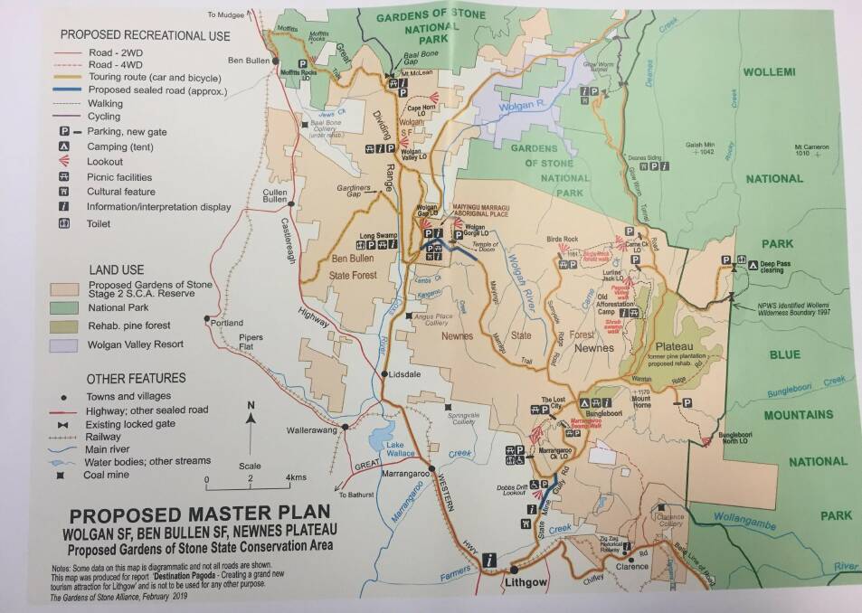 The proposed master plan. 