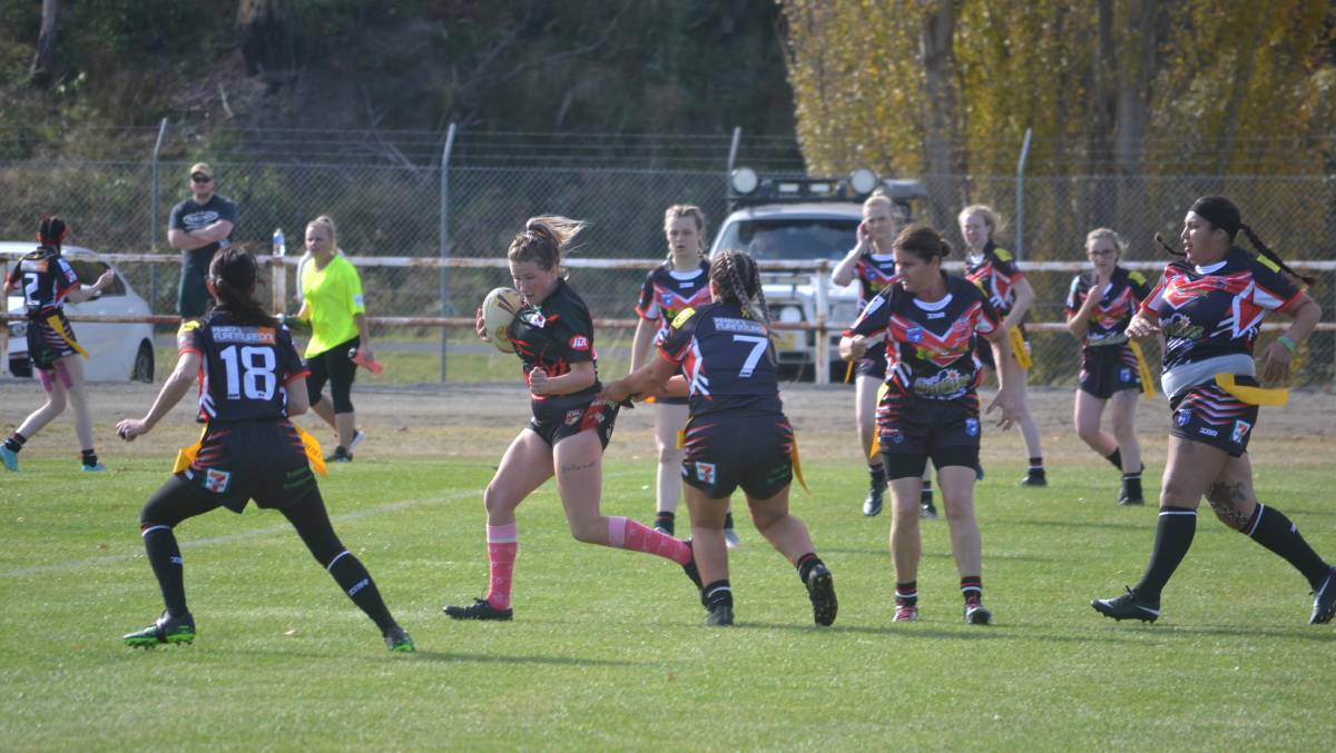 TAG: The Lithgow Bears League Tag side put their bodies on the line in the 2021 season. Photo: CIARA BASTOW 
