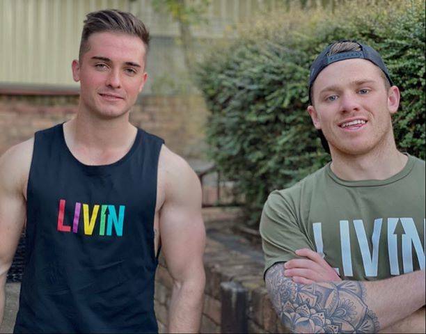  SUPPORT: Ben and Curtis Young will be running eight kilometres in five hours for 75 hours to raise money and awareness for mental health. Picture: SUPPLIED 