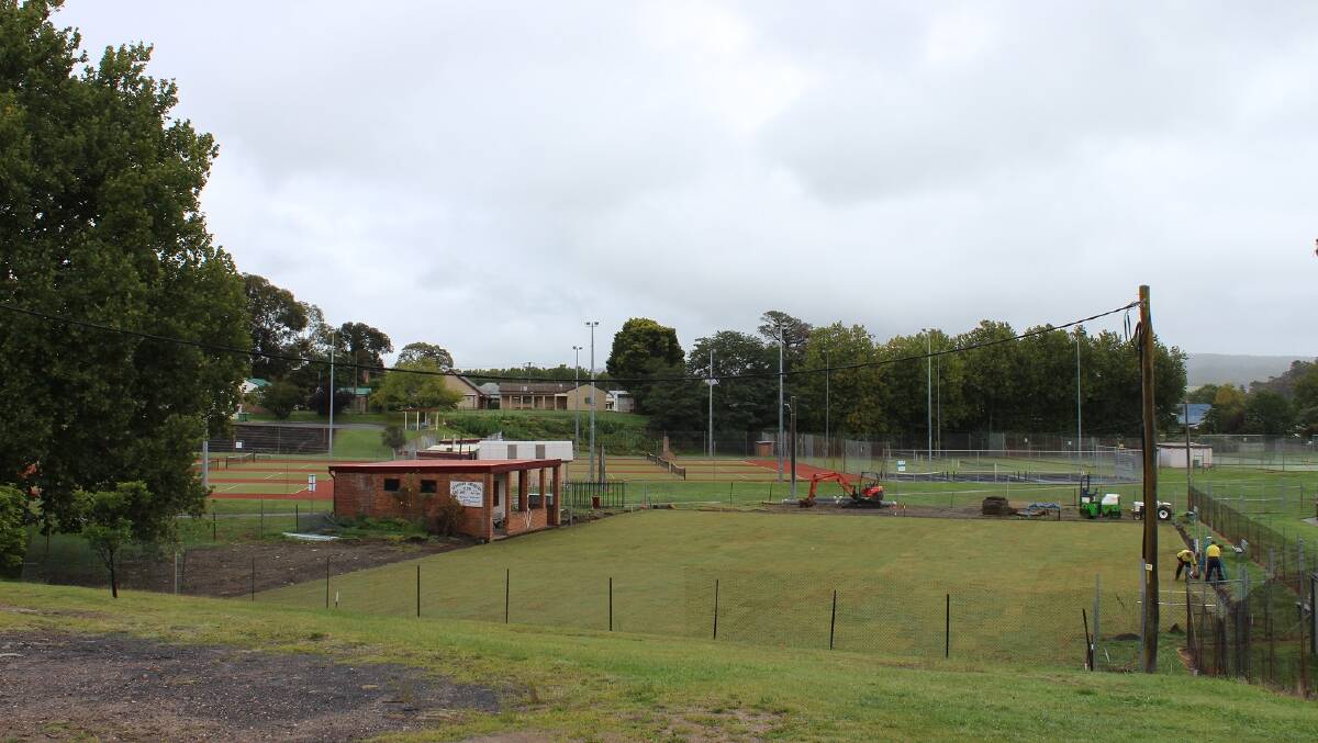 CLUB: New turf gets put down at Lithgow Croquet Club. Picture: SUPPLIED 