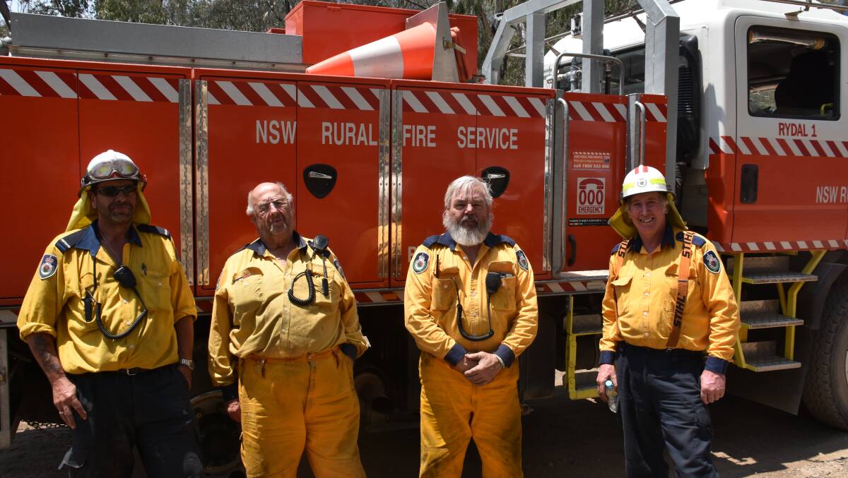 Rydal fire captain Col Hunter and his team of fire fighters have had a big week fighting fires. 