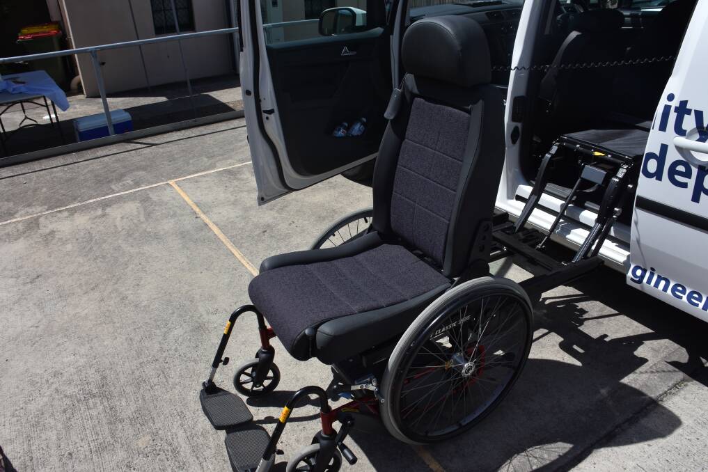 The chair can connect and disconnect from the car so carers don't have to lift anyone. They can also be controlled by the person using it. 
