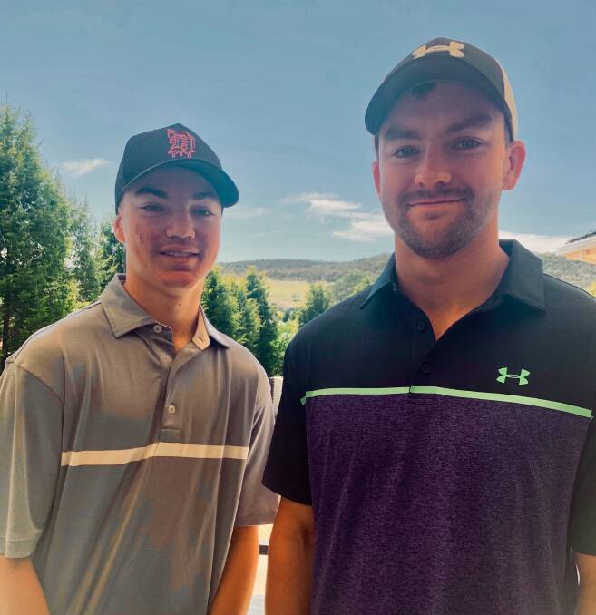 WINNING BOYS: Tallan and Brock Egan are the 2021 scratch champions. Photo: SUPPLIED 