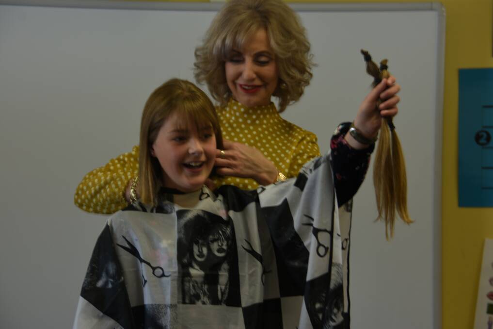 Zig Zag's Charlotte Peterson donates hair, funds to Variety