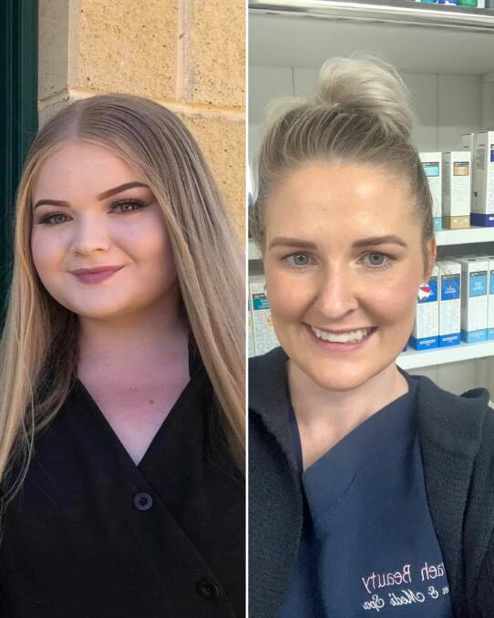 HEALTHY SKIN: Macy Ryan from Silk Beauty Bar and Naveah Beauty's Ashleigh Grove give their top tips for improving your winter skin. Pictures: SUPPLIED 