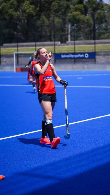 SQUAD: Abby Wilson was thrilled to be able to be part of the four day camp. Photo: Hockey NSW
