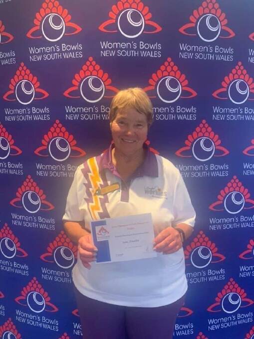 INCREDIBLE: Sue Metcalf receiving her certificate for making the semi finals of the Champion of Champions. Photo: SUPPLIED 